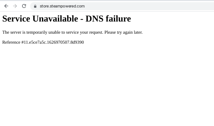 Is Steam Store Down? DNS failure, black screen, not loading explained