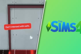 The Sims 4 Door cant intersect with wall