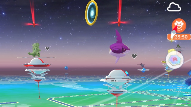What Is The Gold Ring In The Sky Pokemon Go