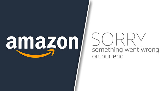 Amazon sorry something went wrong error fix 2021
