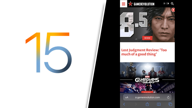 iOS 15 move Safari address bar iPhone