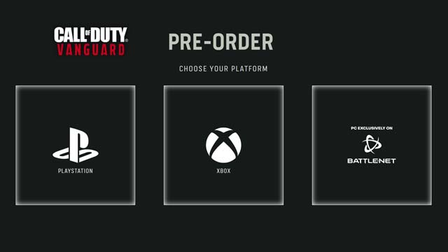 Call of Duty Vanguard Steam release date for PC