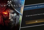 New World No login ticket received connection error fix