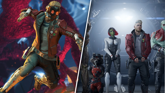 Star Lord And Gamora From Guardians of the Galaxy Enter Marvel