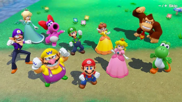 How many players does Mario Party Superstars support?