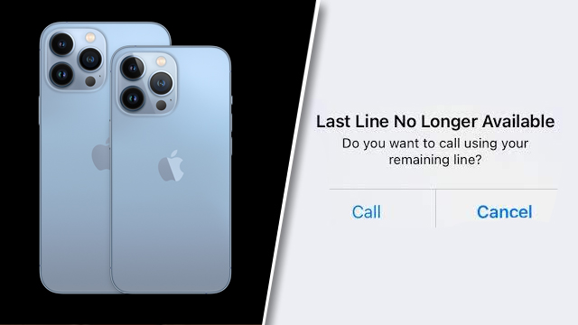 iPhone Last line no longer available
