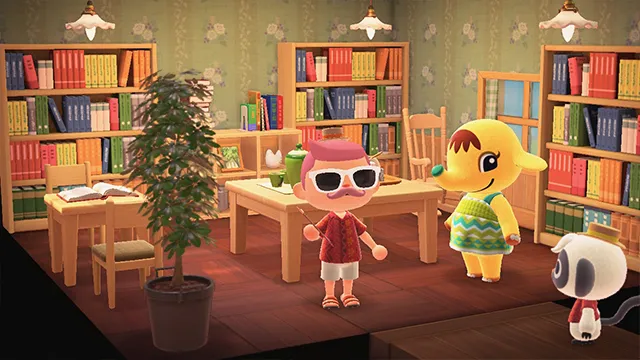Animal Crossing Eloise Reading Room