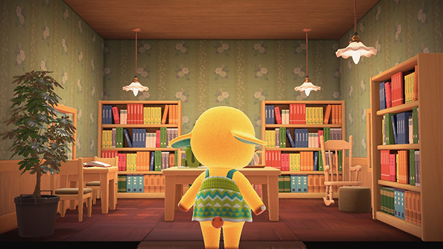 Animal Crossing Eloise Reading Room