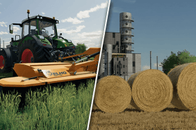 Farming Simulator 22 mow grass make bales hay silage