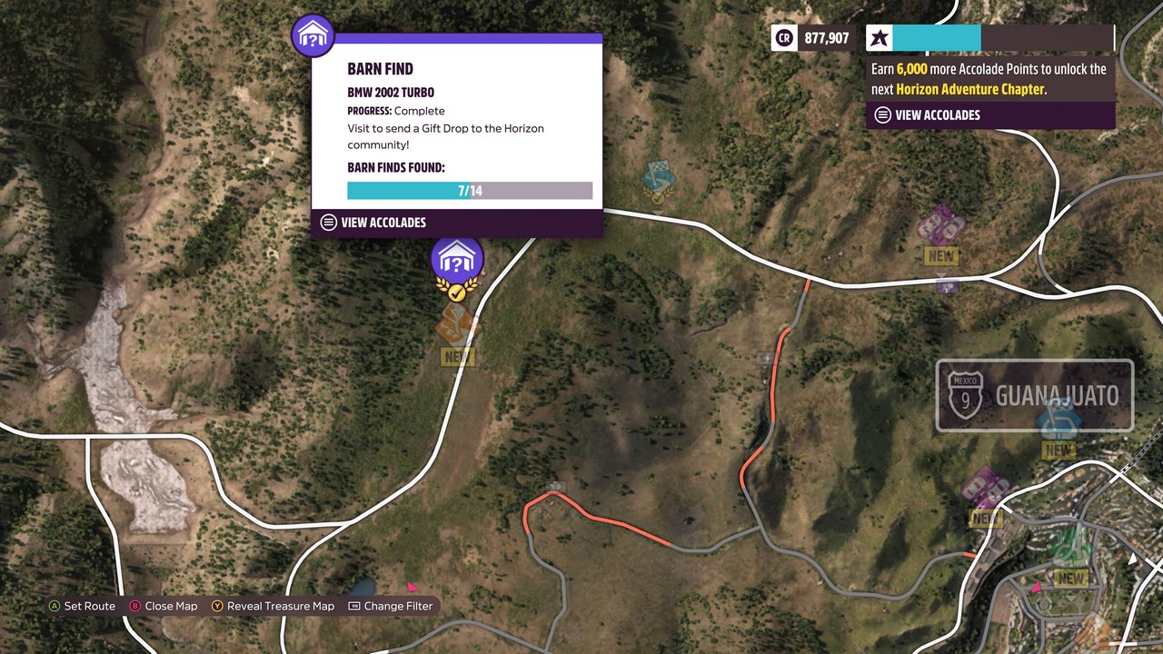 Forza Horizon 5 Barn Find locations map and how to unlock Barn