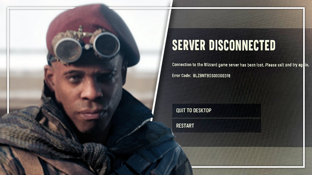 Call of Duty Vanguard Server Disconnected