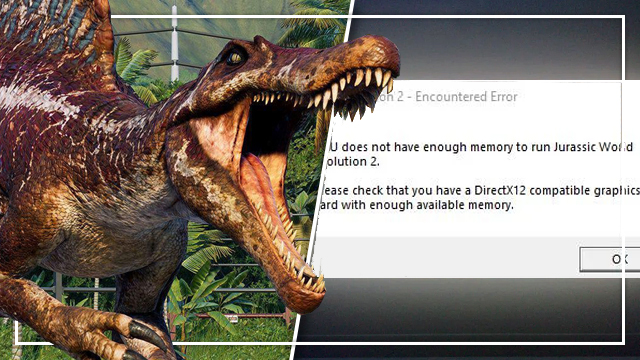 Jurassic World Evolution 2 crashing PC
