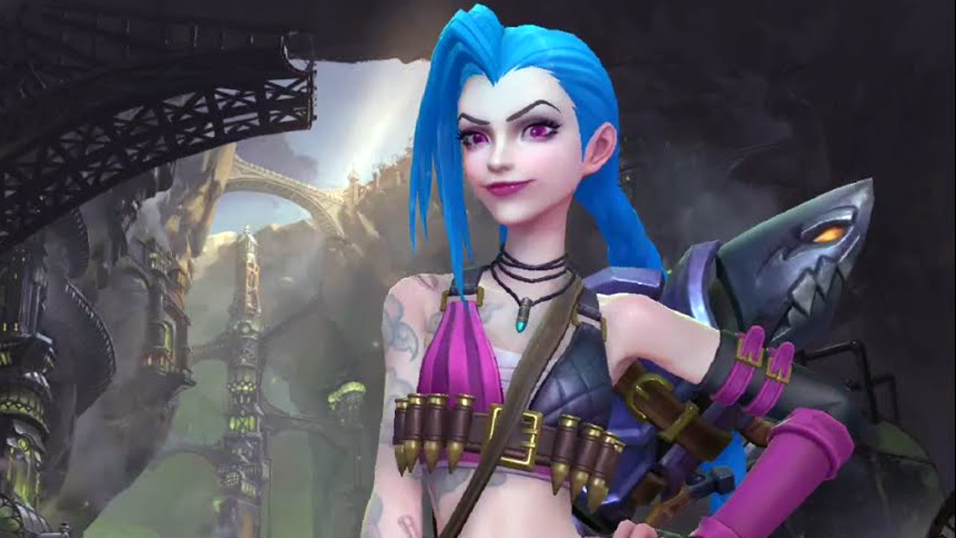 Fortnite Jinx Skin How to unlock League of Legends DLC GameRevolution