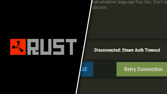 Rust Steam Auth Timeout Error Fix