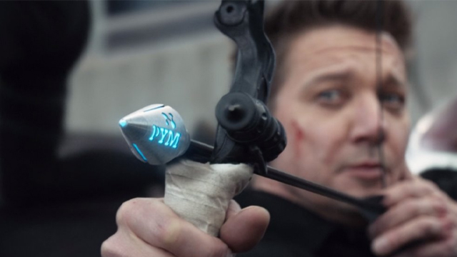 hawkeye pym arrow blue glowing