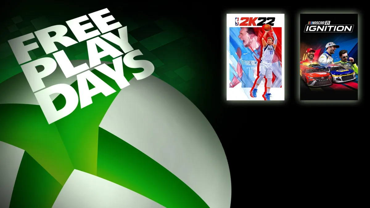 Xbox Free Play Days NBA 2K22, NASCAR 21
