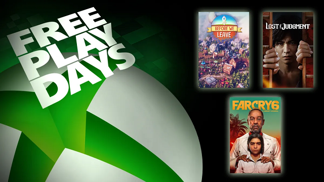Xbox Free Play Days March 24-27