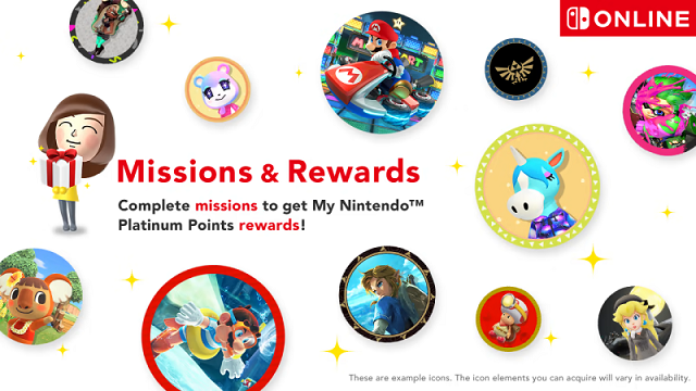 Nintendo missions rewards