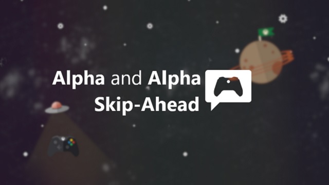 Logo for the Xbox Insider Alpha and Alpha Skip-Ahead updates