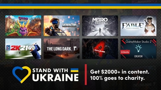 Humble Bundle Stand With Ukraine Charity