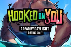 Hooked On You Dead by Daylight dating sim logo