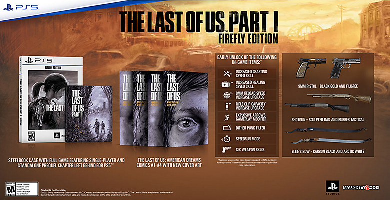 the last of us part 1 firefly edition restock