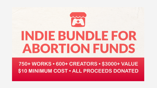 Itch.io Indie Bundle for Abortion Funds