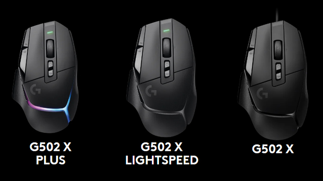 Logitech G502 X LIGHTSPEED Wireless Gaming Mouse - Black for sale