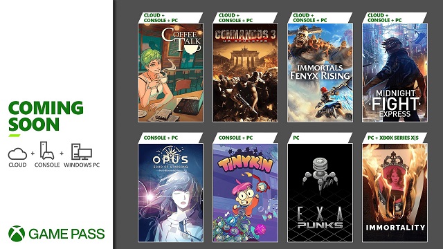 Xbox Games Pass August