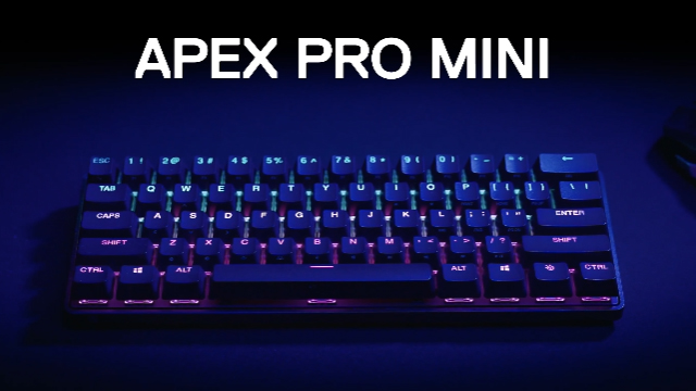 Apex Pro Mini Wireless review: Adjustable switch 60% keyboard