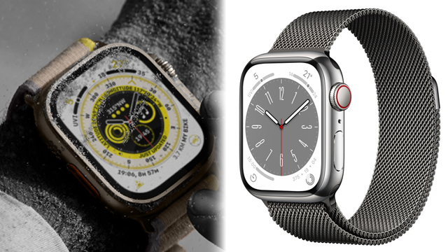Apple Watch Ultra vs Series 8 Stainless Steel