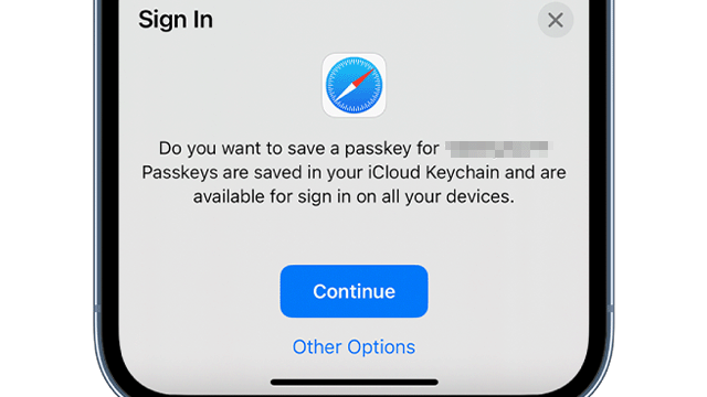 iPhone iOS 16 How do Passkeys work