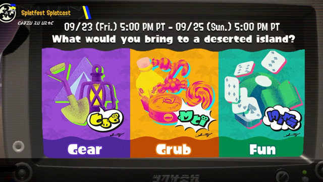 splatoon 3 splatfest