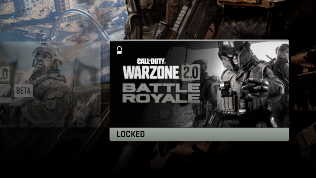 warzone 2.0 locked