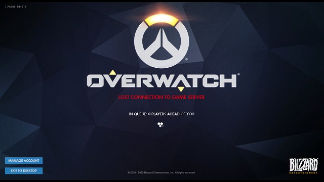 Overwatch Game Server Shut Down Date