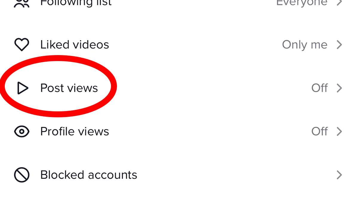 TikTok How to Turn Off Post View History Step 5