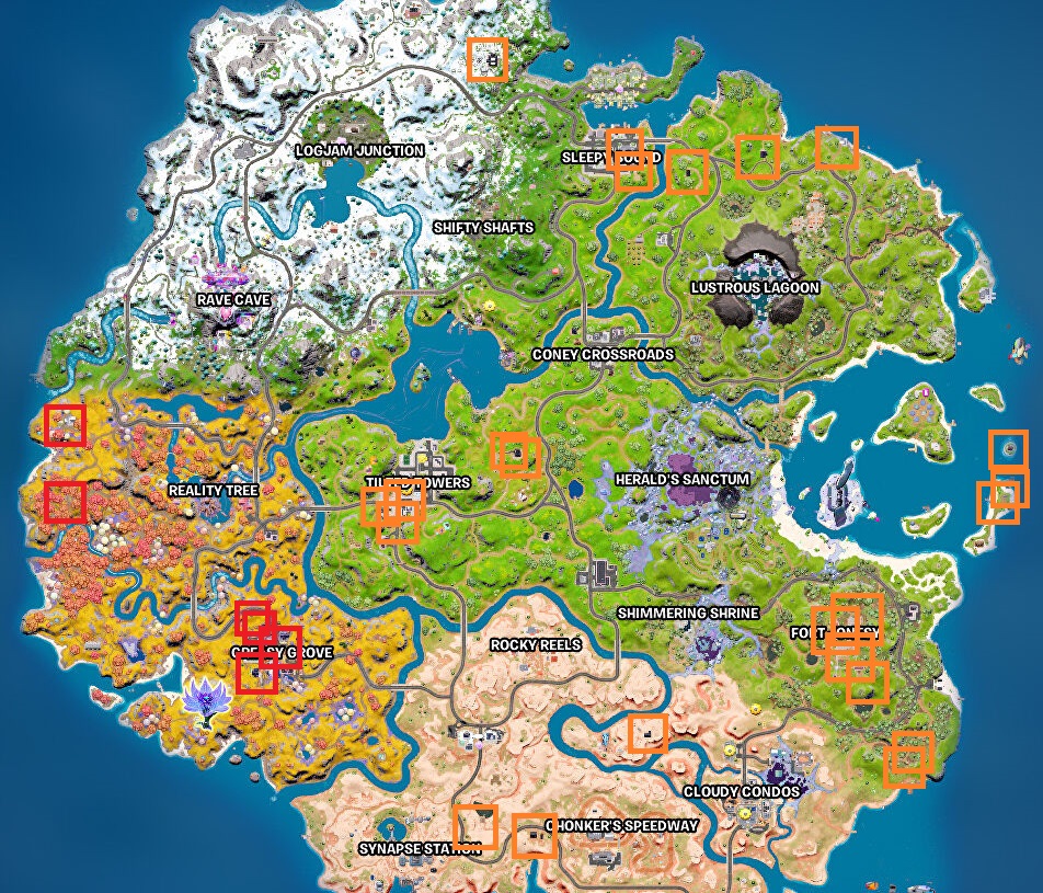 Fortnite Where to Find Jack O' Lanterns Locations GameRevolution