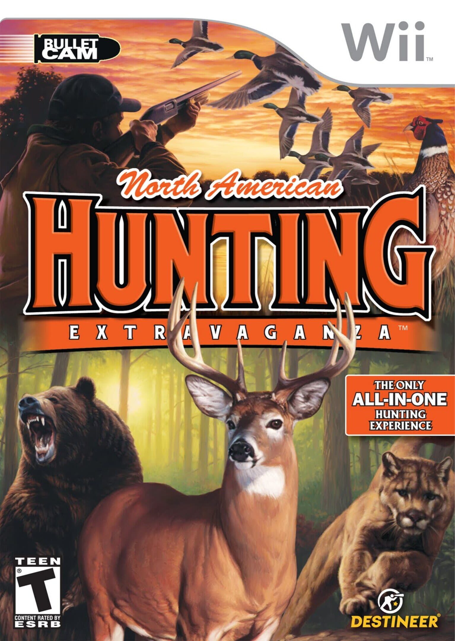 Lot North American Hunting Extravaganza + Zapper Wii - Complet - Très Bon état