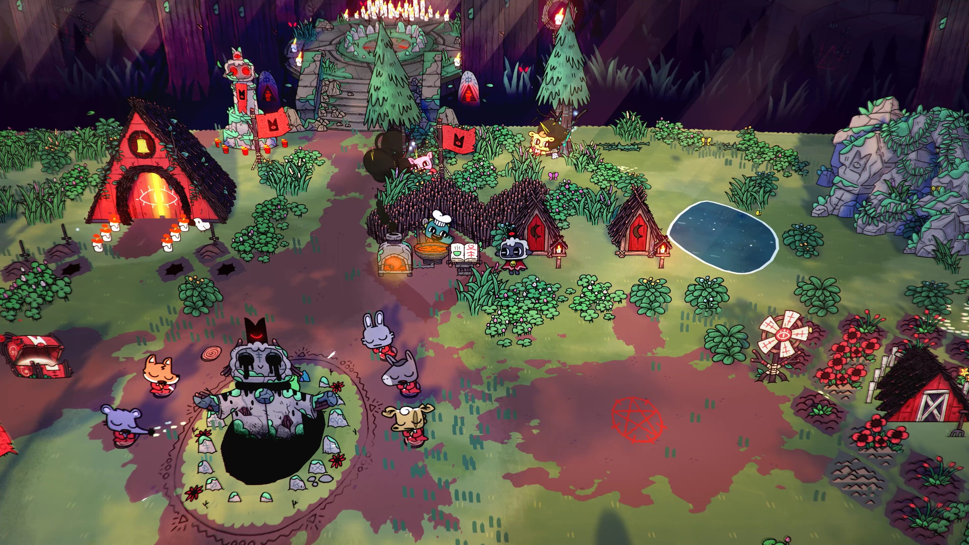 Cult of the Lamb Review: 'Animal Crossing Gone Evil' - GameRevolution