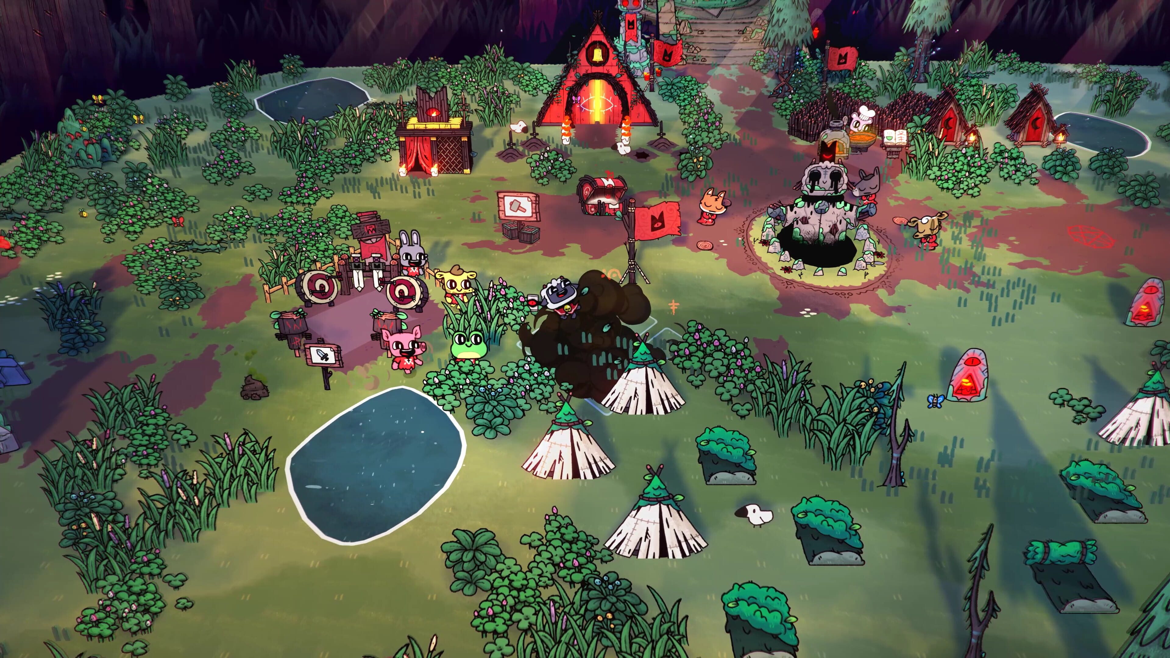 Cult of the Lamb Review: 'Animal Crossing Gone Evil' - GameRevolution