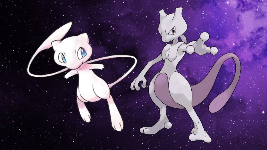 Pokemon Scarlet and Violet Mew Mewtwo