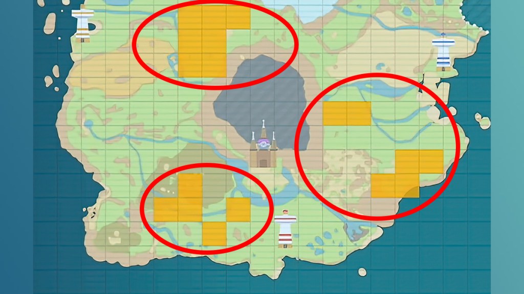 Pokemon Scarlet and Violet Pikachu Locations Map