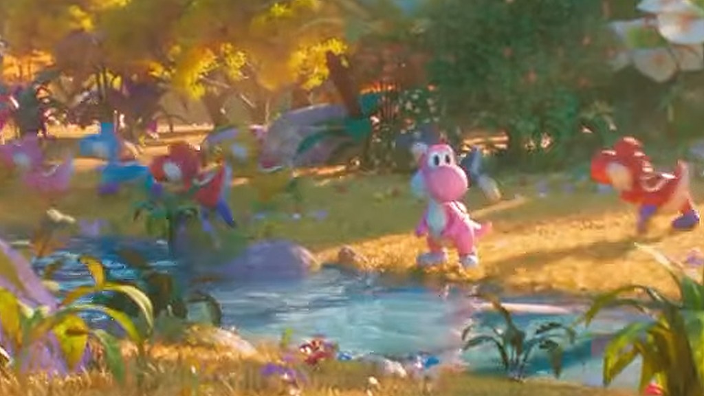 Super Mario Bros Movie Yoshi Scene