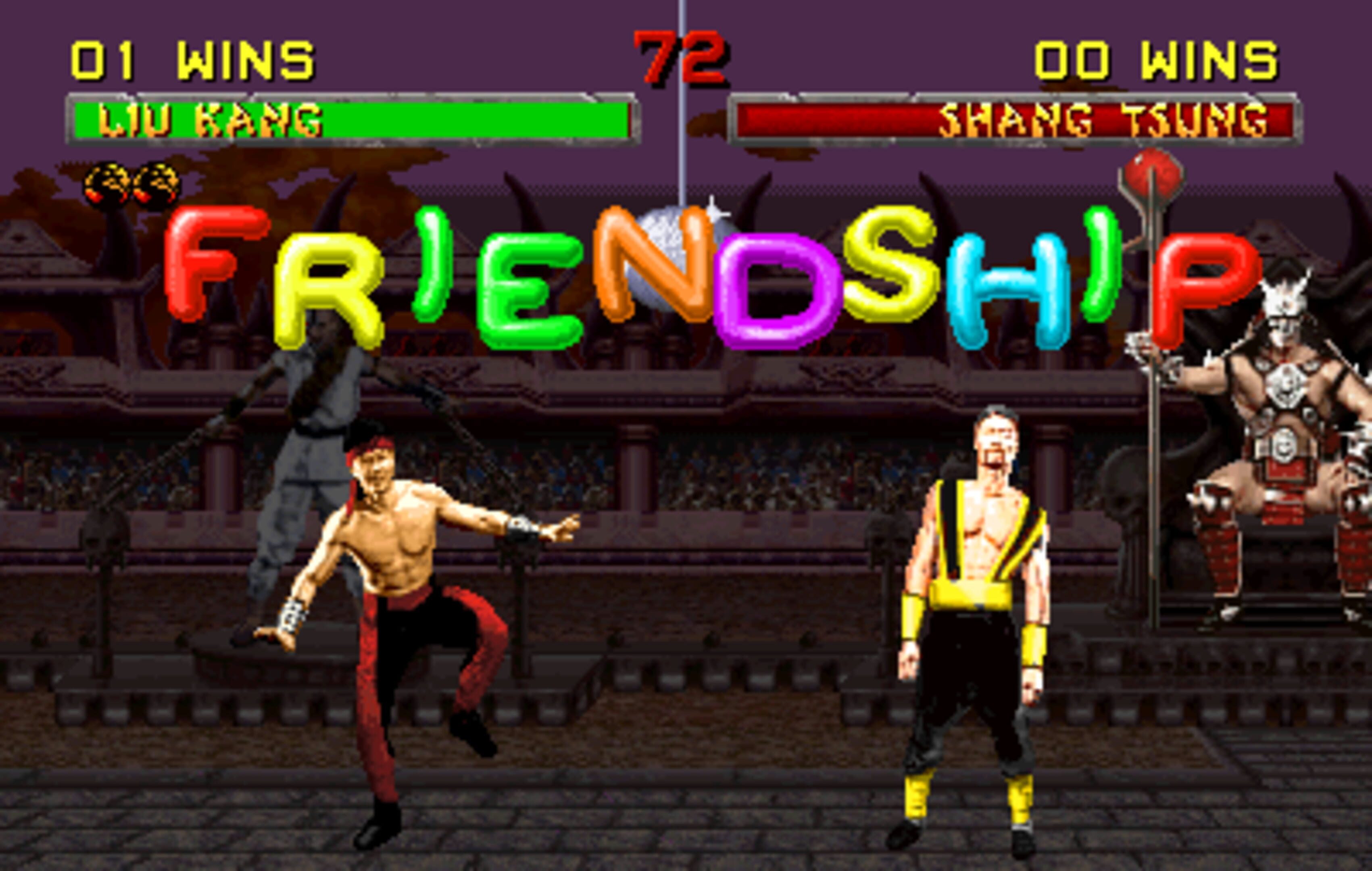 Mortal Kombat 2 arcade Shang Tsung Gameplay Playthrough 