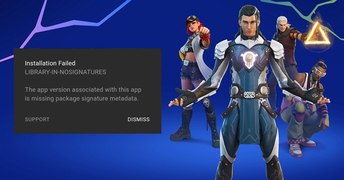 Fortnite Installation Failed Error Is There a Fix for Library In