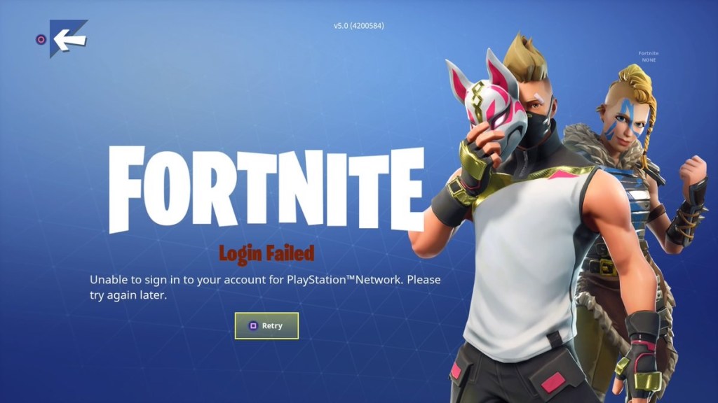 Fortnite Unable to Sign In Error Fix