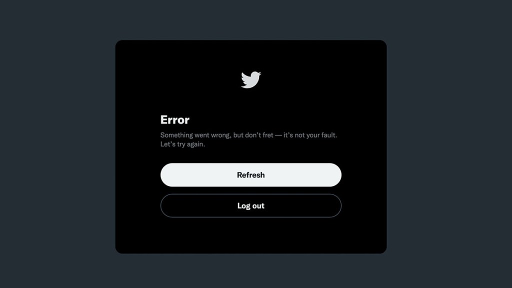 Twitter error something went wrong cant login on desktop