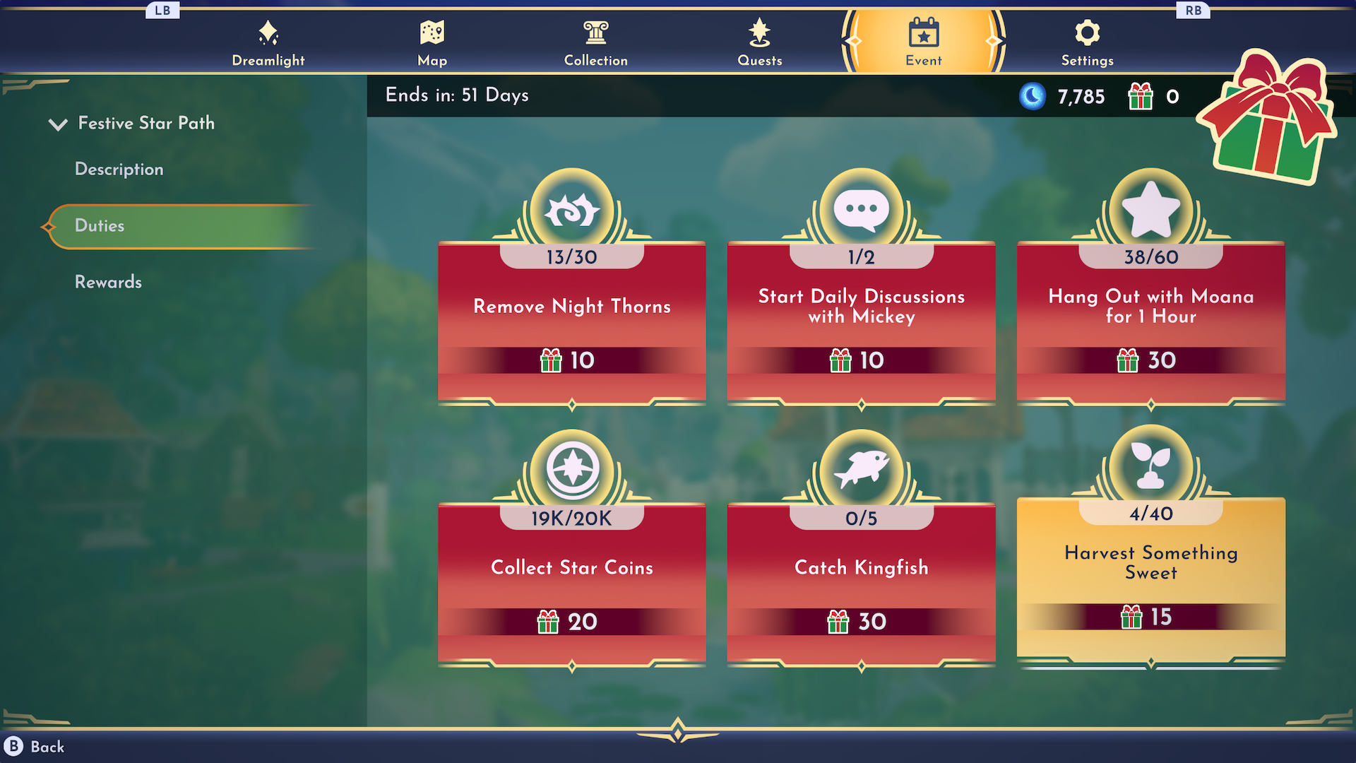 Dreamlight Valley Harvest Something Sweet Festive Star Path Duty Guide