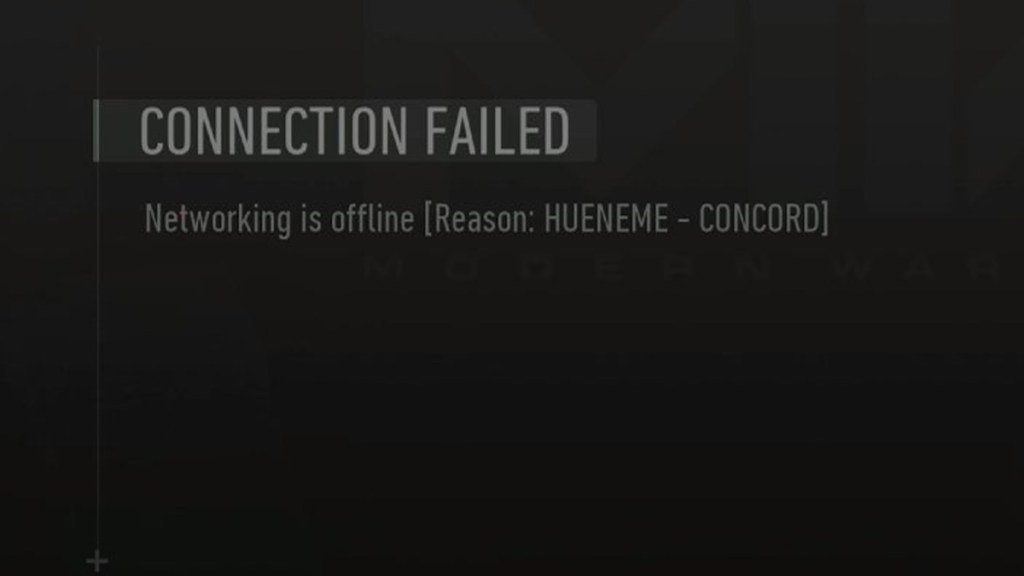 Modern Warfare 2 'connection failed' screen error: How to fix, possible  reason, and more