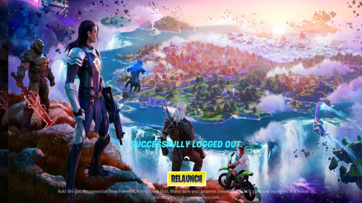 To the Fortnite 'Successfully Logged Out' - GameRevolution